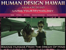 Tablet Screenshot of humandesignhawaii.com